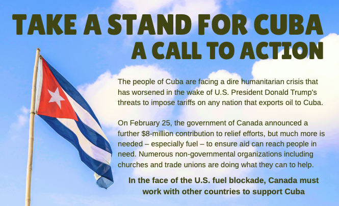 TAKE A STAND FOR CUBA: A CALL TO ACTION